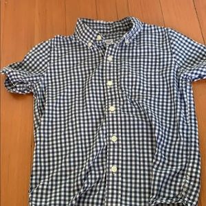 Button down boys GAP gingham short sleeve